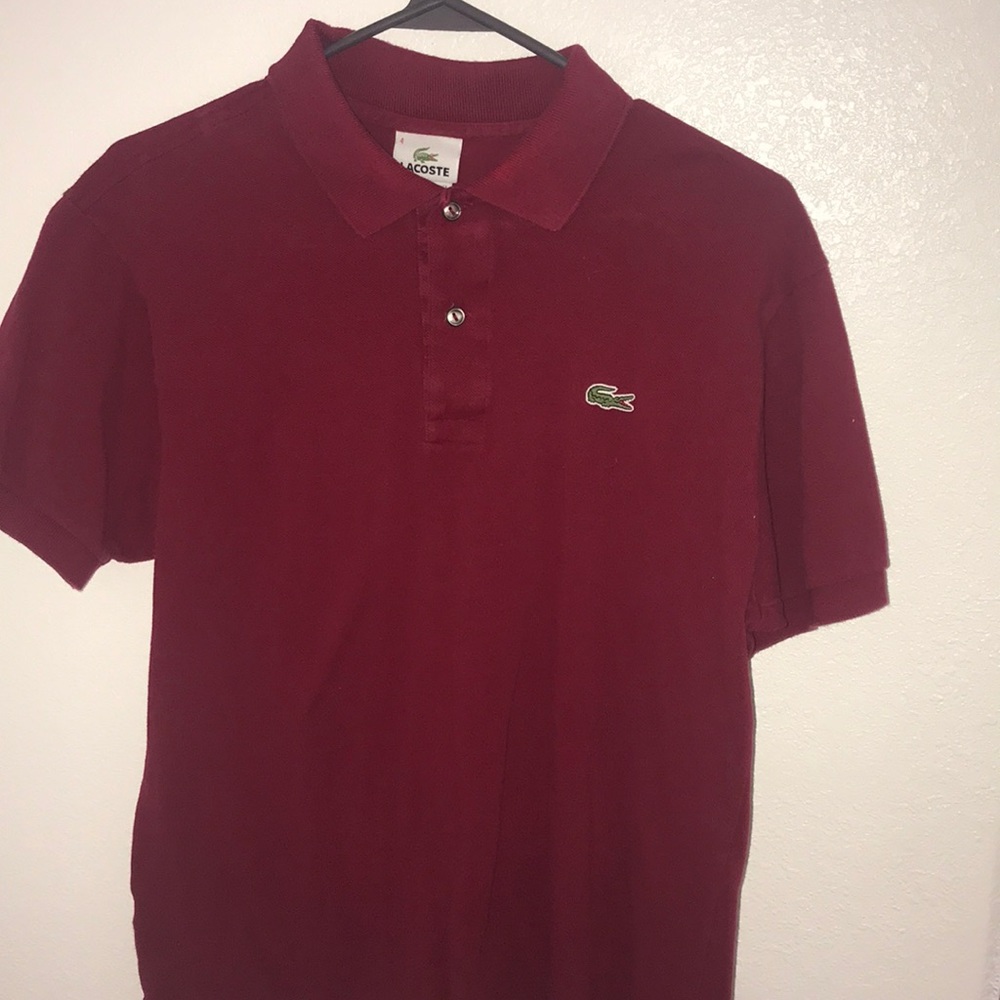 Lacoste polo shirt.